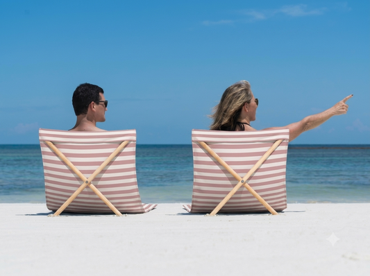 Portable Folding Beach Floor Chair | SABBAR